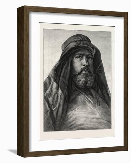 Ahhmed-Aboo Nabboot, the Dragoman, Egypt, 1879-null-Framed Giclee Print