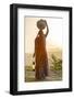 Ahir Woman in traditional colorful cloth carrying water, India-G&M Therin-Weise-Framed Photographic Print