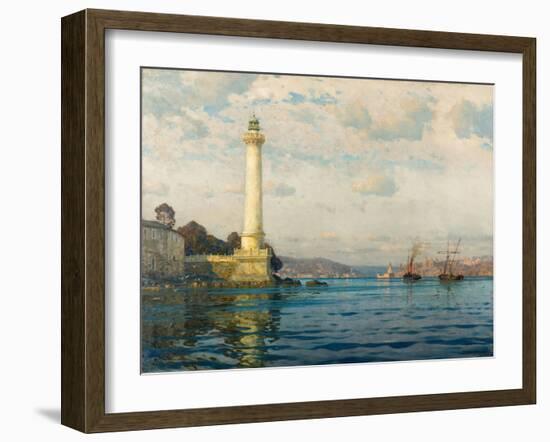 Ahirkapi Feneri Lighthouse, Early 20th Century-Michael Zeno Diemer-Framed Giclee Print