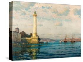 Ahirkapi Feneri Lighthouse-Michael Zeno Diemer-Stretched Canvas