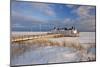 Ahlbeck Pier and Beach, Baltic Sea Resort of Ahlbeck, Usedom, Germany-null-Mounted Art Print