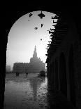 Souq Waqif in Doha. Qatar, Middle East - Flying Doves - Main Market Yard-Ahmed Adly-Framed Stretched Canvas