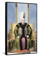 Ahmed I, Ottoman Emperor, (1808)-John Young-Framed Stretched Canvas