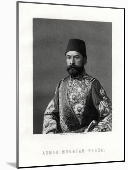 Ahmed Mukhtar Pasha, French and Ottoman Empire Army Officer, 19th Century-George J Stodart-Mounted Giclee Print