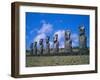 Ahu Akiui, Easter Island, Chile, Pacific-Geoff Renner-Framed Photographic Print