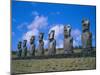 Ahu Akiui, Easter Island, Chile, Pacific-Geoff Renner-Mounted Photographic Print