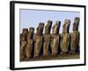 Ahu Akivi, Easter Island, Chile-null-Framed Photographic Print