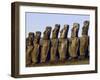 Ahu Akivi, Easter Island, Chile-null-Framed Photographic Print