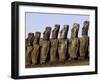 Ahu Akivi, Easter Island, Chile-null-Framed Photographic Print