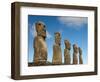 Ahu Akivi, Rapa Nui, Easter Island, Chile-Sergio Pitamitz-Framed Photographic Print