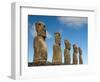 Ahu Akivi, Rapa Nui, Easter Island, Chile-Sergio Pitamitz-Framed Photographic Print