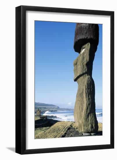 Ahu Ko Te Riku, Moai Monolith-null-Framed Giclee Print