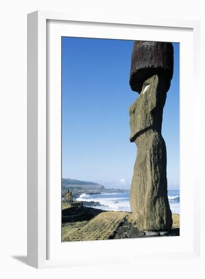 Ahu Ko Te Riku, Moai Monolith-null-Framed Giclee Print