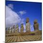 Ahu Tongariki, Easter Island, Chile, Pacific-Geoff Renner-Mounted Photographic Print