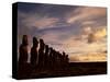 Ahu Tongariki, Easter Island (Rapa Nui), Chile, South America-Jochen Schlenker-Stretched Canvas