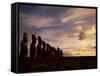 Ahu Tongariki, Easter Island (Rapa Nui), Chile, South America-Jochen Schlenker-Framed Stretched Canvas