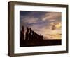 Ahu Tongariki, Easter Island (Rapa Nui), Chile, South America-Jochen Schlenker-Framed Photographic Print