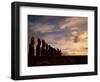 Ahu Tongariki, Easter Island (Rapa Nui), Chile, South America-Jochen Schlenker-Framed Photographic Print