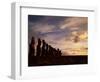 Ahu Tongariki, Easter Island (Rapa Nui), Chile, South America-Jochen Schlenker-Framed Photographic Print