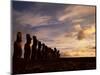 Ahu Tongariki, Easter Island (Rapa Nui), Chile, South America-Jochen Schlenker-Mounted Photographic Print
