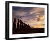 Ahu Tongariki, Easter Island (Rapa Nui), Chile, South America-Jochen Schlenker-Framed Photographic Print