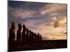 Ahu Tongariki, Easter Island (Rapa Nui), Chile, South America-Jochen Schlenker-Mounted Photographic Print