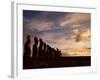 Ahu Tongariki, Easter Island (Rapa Nui), Chile, South America-Jochen Schlenker-Framed Photographic Print