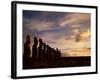 Ahu Tongariki, Easter Island (Rapa Nui), Chile, South America-Jochen Schlenker-Framed Photographic Print