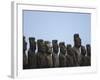 Ahu Tongariki, Easter Island (Rapa Nui), Unesco World Heritage Site, Chile, South America-Michael Snell-Framed Photographic Print