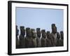 Ahu Tongariki, Easter Island (Rapa Nui), Unesco World Heritage Site, Chile, South America-Michael Snell-Framed Photographic Print