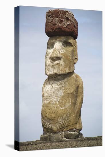 Ahu Tongariki Statue Called Moai-Hal Beral-Stretched Canvas