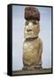 Ahu Tongariki Statue Called Moai-Hal Beral-Framed Stretched Canvas
