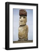 Ahu Tongariki Statue Called Moai-Hal Beral-Framed Photographic Print