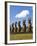 Ahu Tongariki, Tongariki Is a Row of 15 Giant Stone Moai Statues, Rapa Nui, Chile-Gavin Hellier-Framed Photographic Print