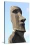 Ahu Tongariki Where 15 Moai Statues Stand with their Backs to the Ocean-Jean-Pierre De Mann-Stretched Canvas