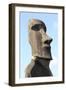 Ahu Tongariki Where 15 Moai Statues Stand with their Backs to the Ocean-Jean-Pierre De Mann-Framed Photographic Print