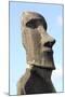 Ahu Tongariki Where 15 Moai Statues Stand with their Backs to the Ocean-Jean-Pierre De Mann-Mounted Photographic Print