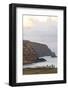 Ahu Tongariki Where 15 Moai Statues Stand with their Backs to the Ocean-Jean-Pierre De Mann-Framed Photographic Print