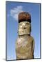 Ahu Tongariki Where 15 Moai Statues Stand with their Backs to the Ocean-Jean-Pierre De Mann-Mounted Photographic Print