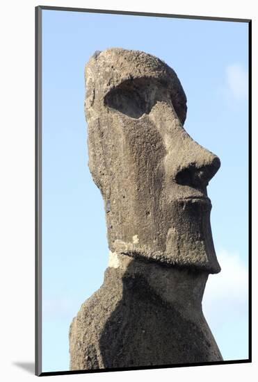 Ahu Tongariki Where 15 Moai Statues Stand with their Backs to the Ocean-Jean-Pierre De Mann-Mounted Photographic Print