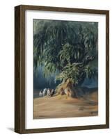 Ahuehuete Tree-Johann Moritz Rugendas-Framed Giclee Print