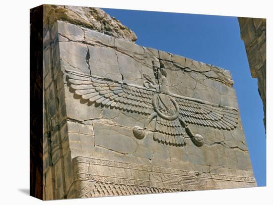 Ahura Mazda, Supreme God in Zoroastrianism, Persepolis, Unesco World Heritage Site, Iran-Richard Ashworth-Stretched Canvas