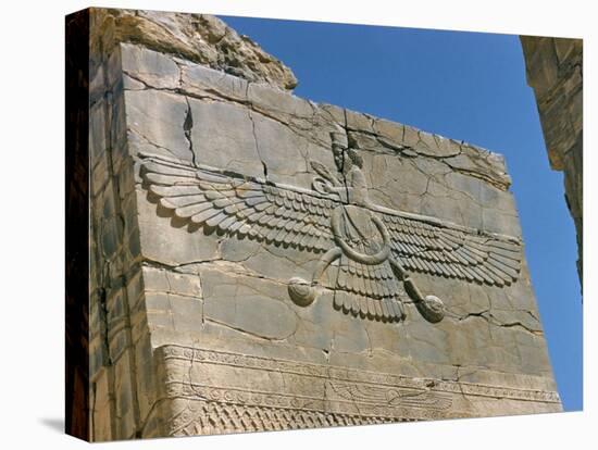 Ahura Mazda, Supreme God in Zoroastrianism, Persepolis, Unesco World Heritage Site, Iran-Richard Ashworth-Stretched Canvas