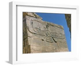 Ahura Mazda, Supreme God in Zoroastrianism, Persepolis, Unesco World Heritage Site, Iran-Richard Ashworth-Framed Photographic Print