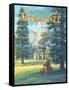 Ahwahnee Hotel-Kerne Erickson-Framed Stretched Canvas