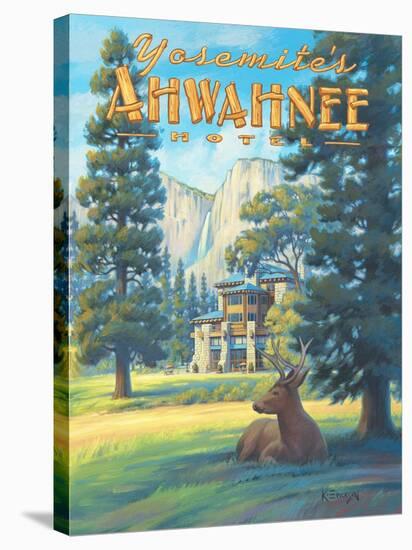 Ahwahnee Hotel-Kerne Erickson-Stretched Canvas