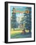 Ahwahnee Hotel-Kerne Erickson-Framed Art Print