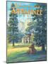 Ahwahnee Hotel-Kerne Erickson-Mounted Art Print