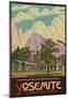 Ahwahnee Lodge, Yosemite National Park, California-null-Mounted Poster