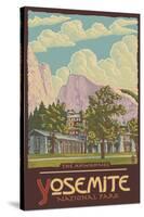 Ahwahnee Lodge, Yosemite National Park, California-Lantern Press-Stretched Canvas